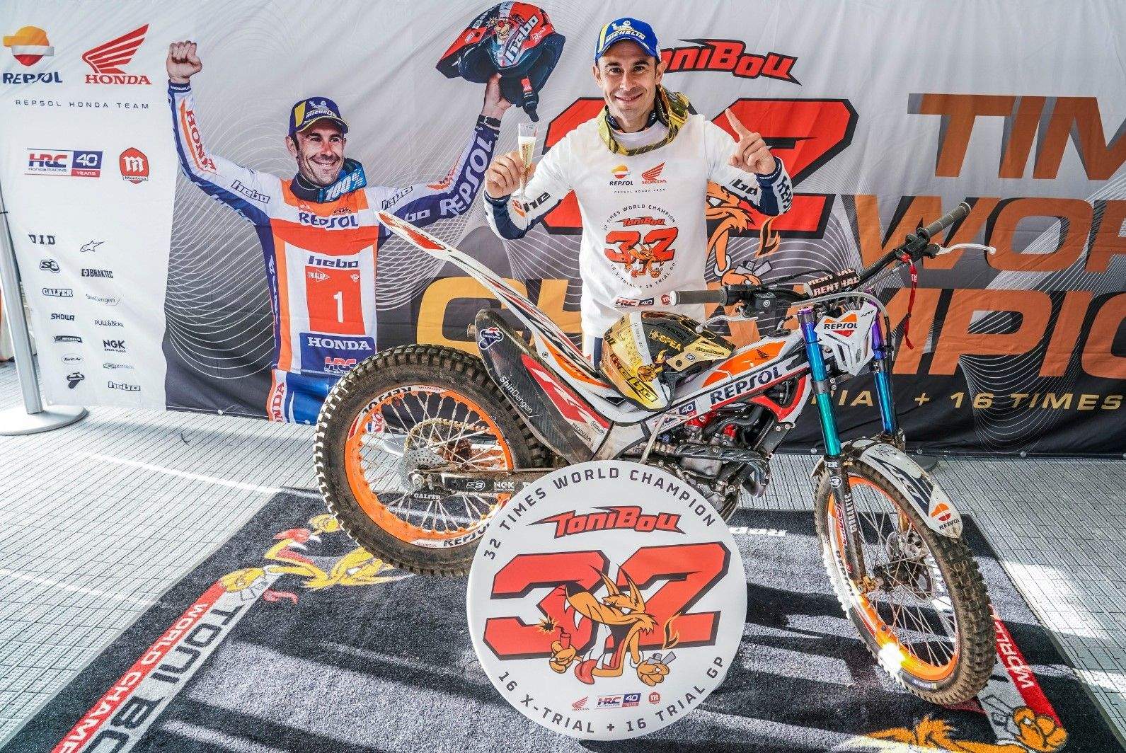 Toni Bou, campeón del mundo de TrialGP 2022