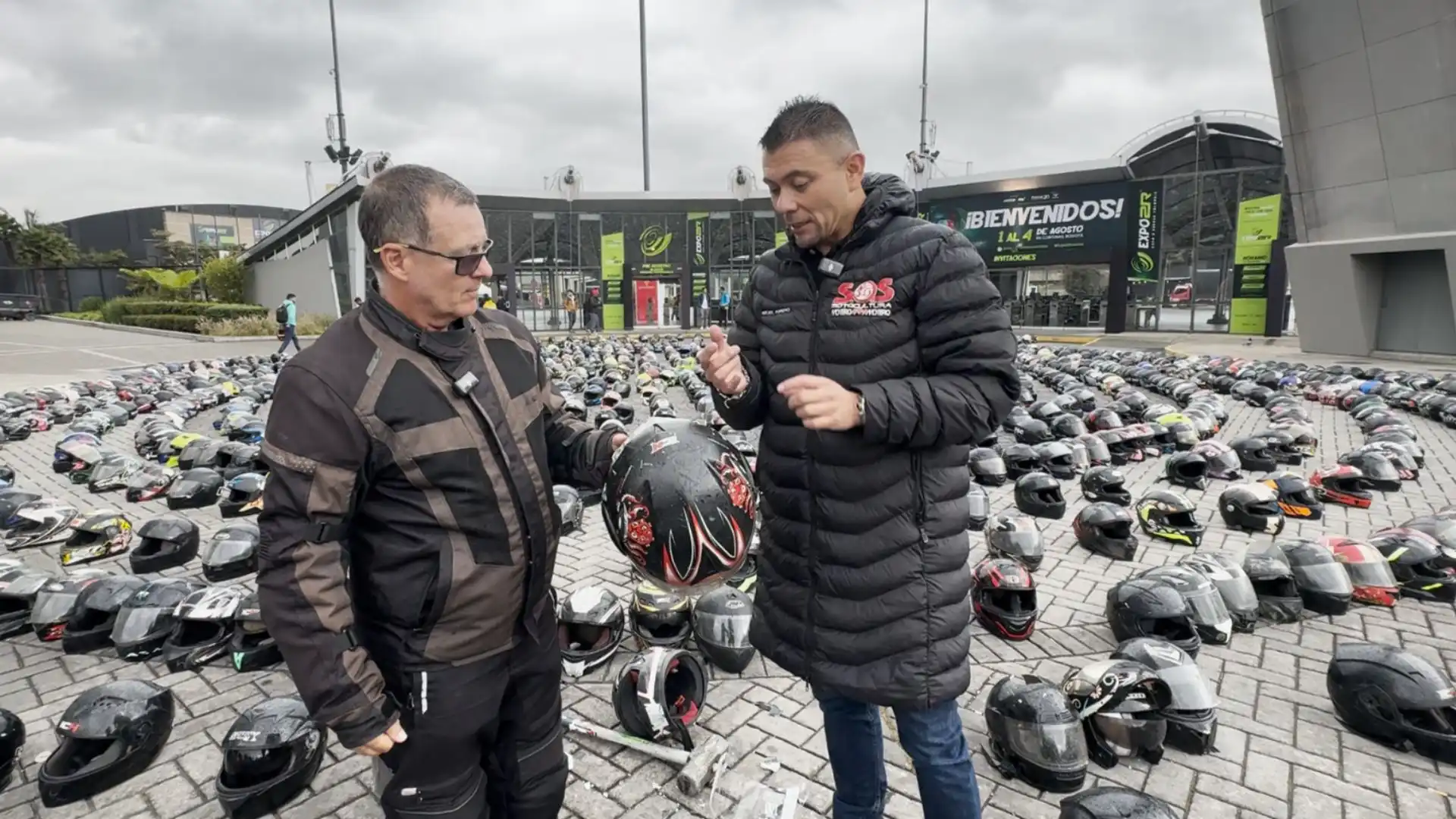 Cambie su casco de moto en la gran 'Cambiatón' y ayude a romper un Récord Guinness en Bogotá