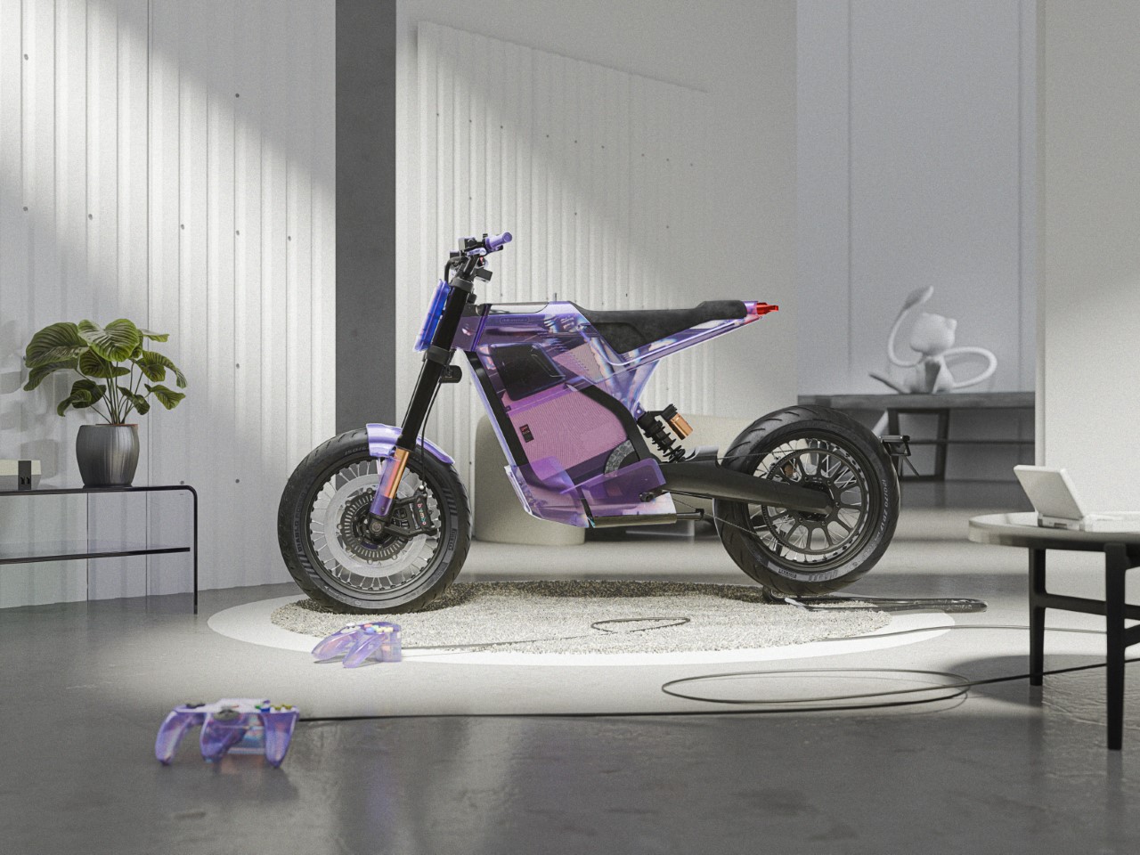 DAB Motors unveils Transparent E-bike inspired by Retro Gaming Consoles  like the Nintendo 64 - Yanko Design