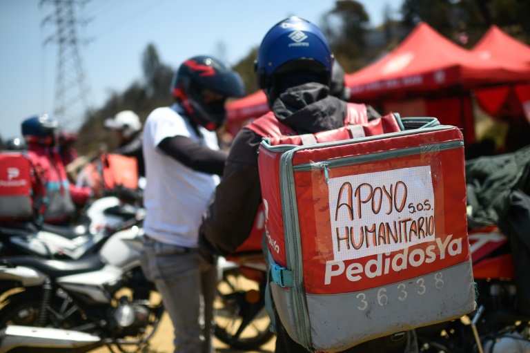 Repartidores venezolanos llevan ayuda a víctimas de los incendios en Chile  - Veneactiva