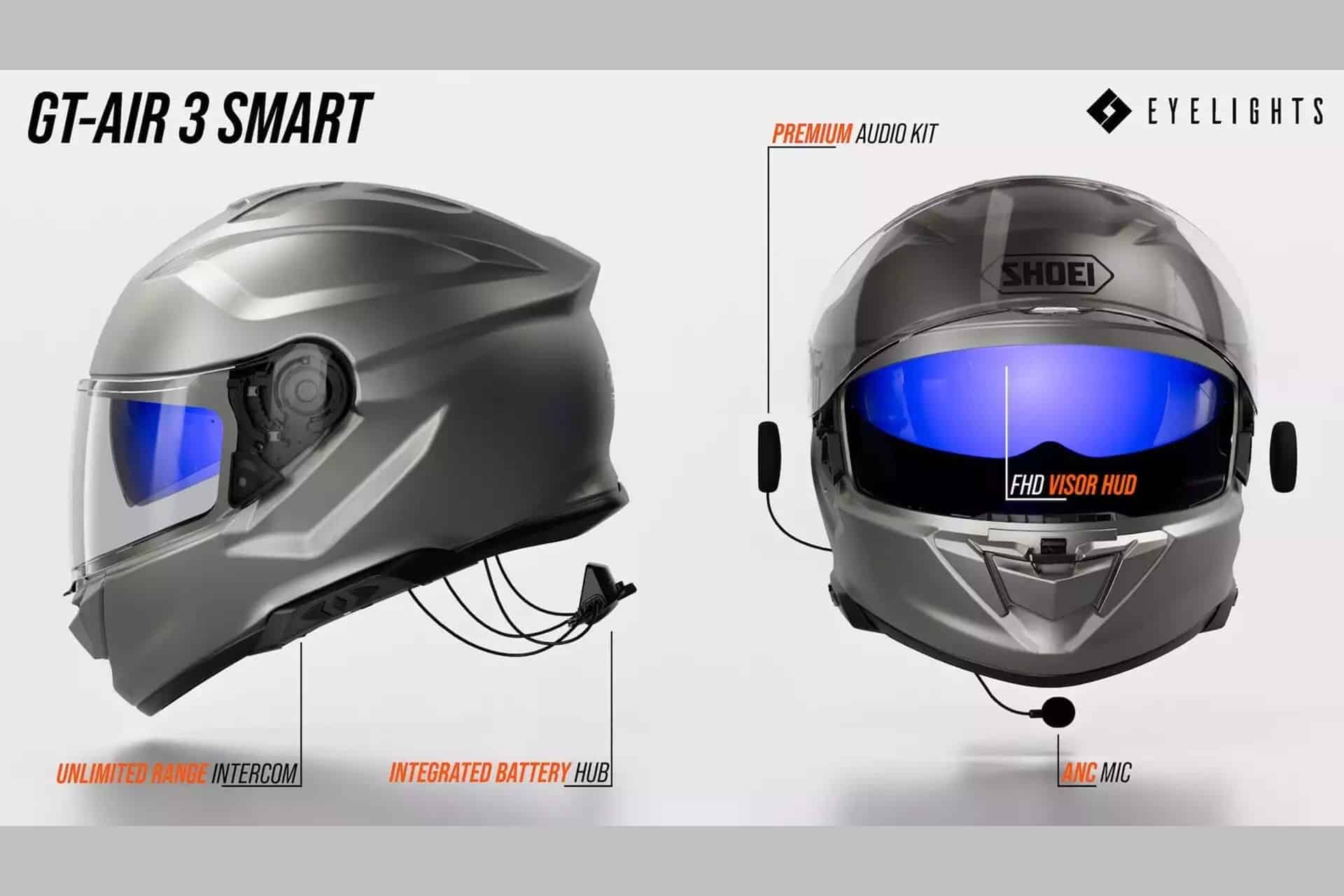 GT-Air 3 Smart: Shoei lanza al mercado su casco más tecnológico