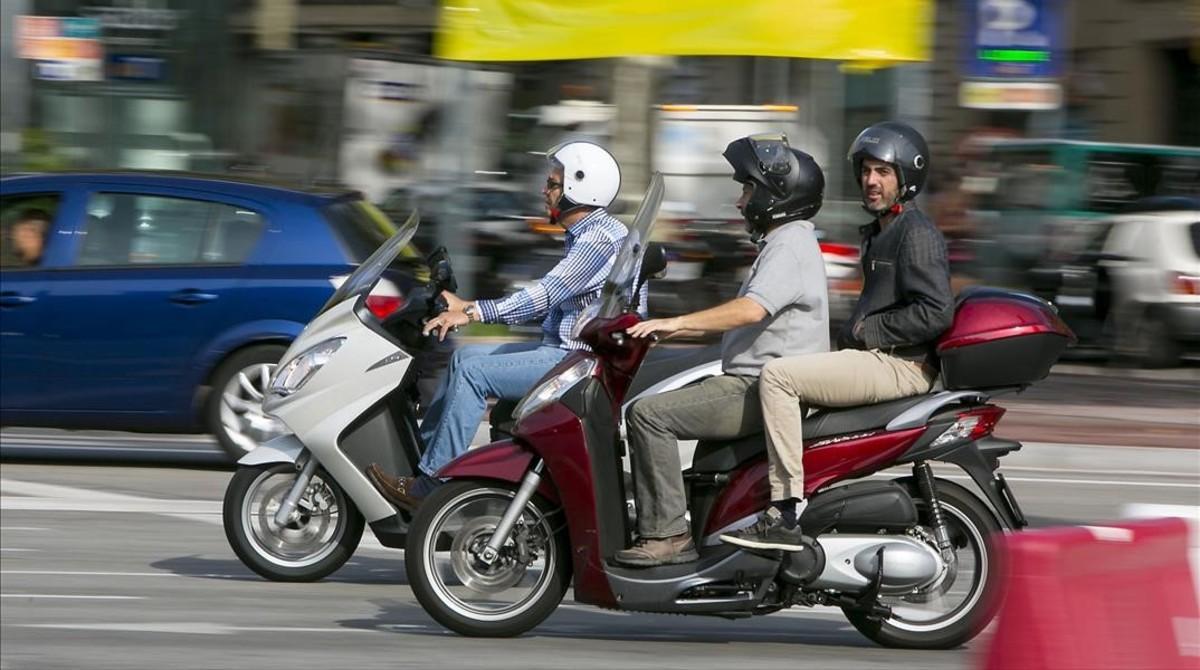Barcelona es la ciudad europea con más motos por habitante