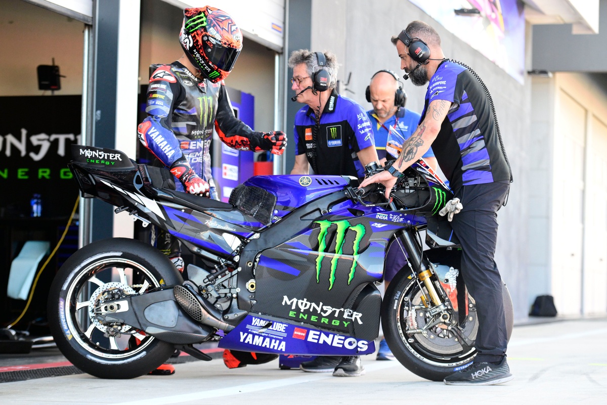 Yamaha tiene muy avanzado el motor V4 de su MotoGP