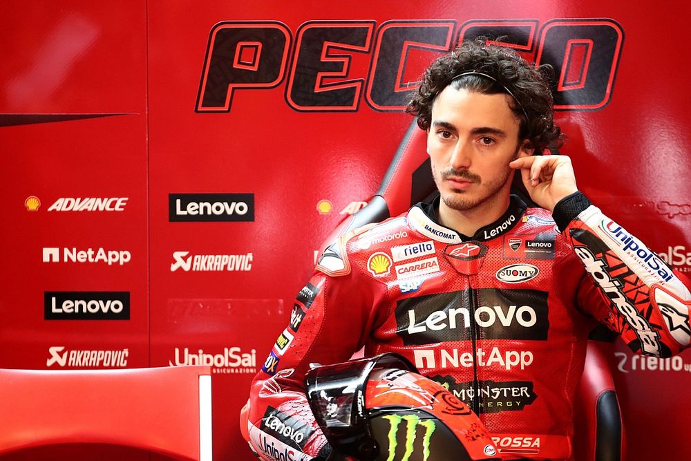 Bagnaia se quedó sin gasolina hasta en dos ocasiones en los libres de Portugal