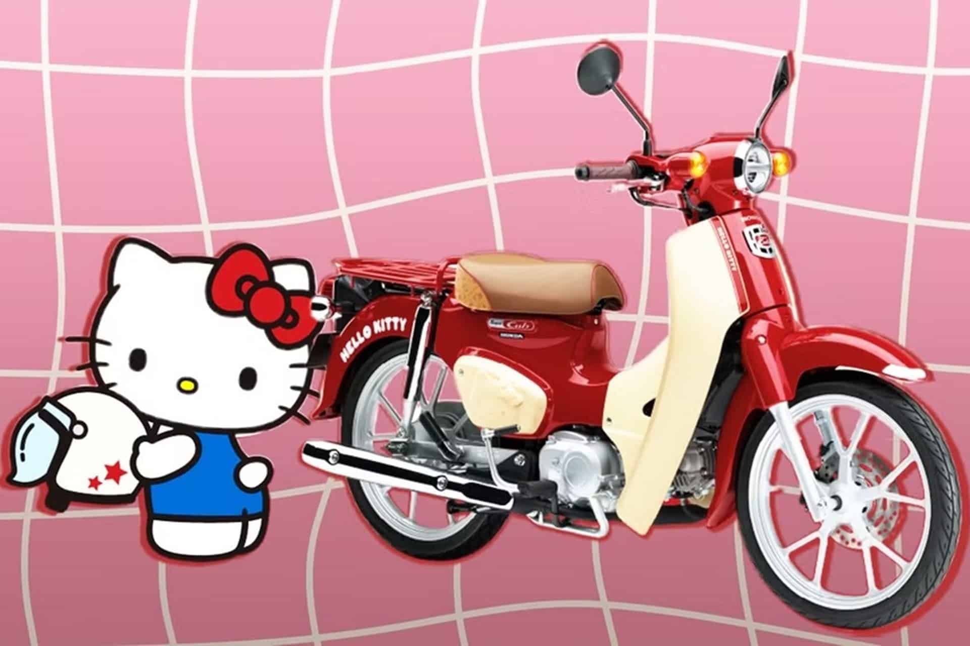 Honda celebra por todo lo alto el 50º Aniversario de Hello Kitty con una edición muy especial del Super Cub