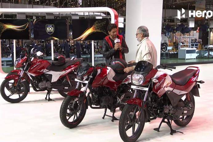 hero-motocorp-100-million-shah-rukh-khan-dr-pawan-munjal