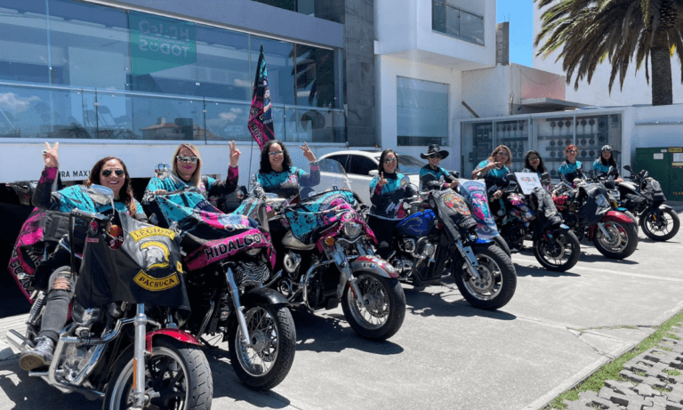 Mujeres biker pilotarán por principales destinos turísticos de Hidalgo