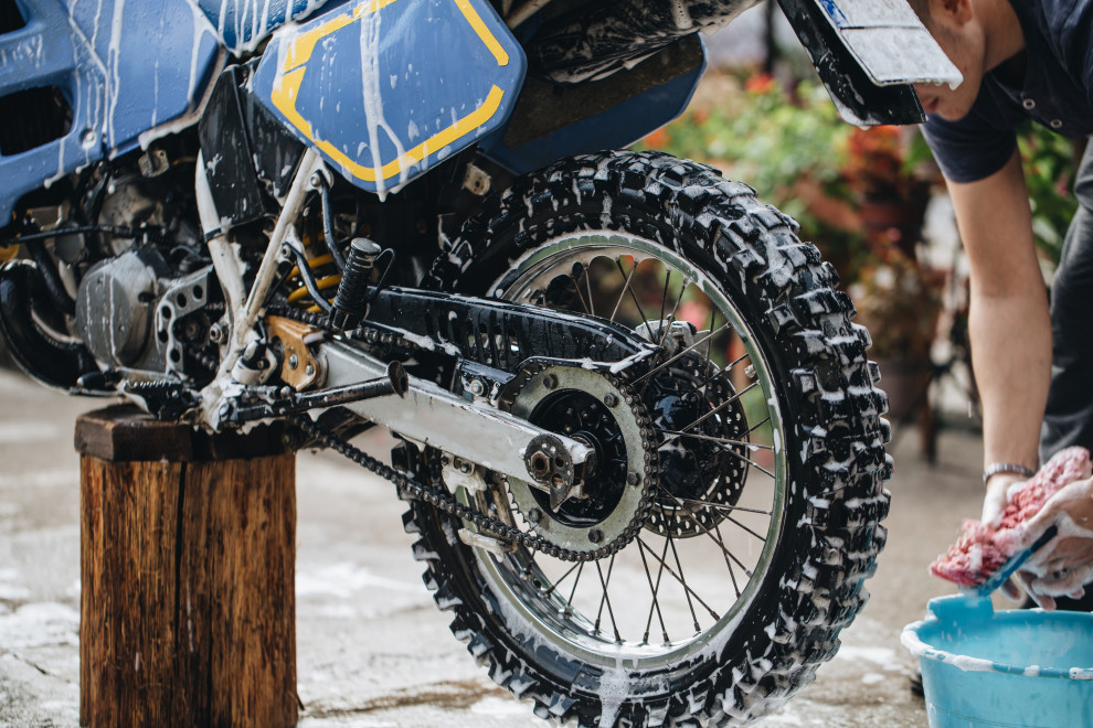 Trucos para lavar la moto -