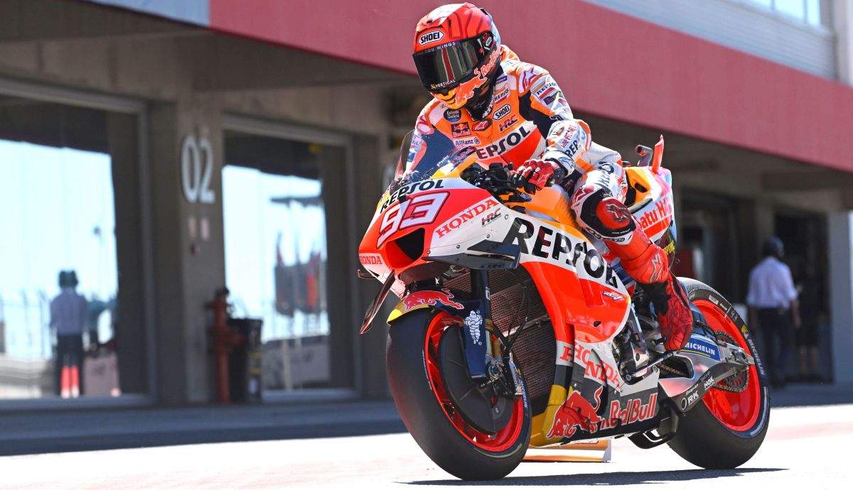 Marc Márquez en la cita de Portimao