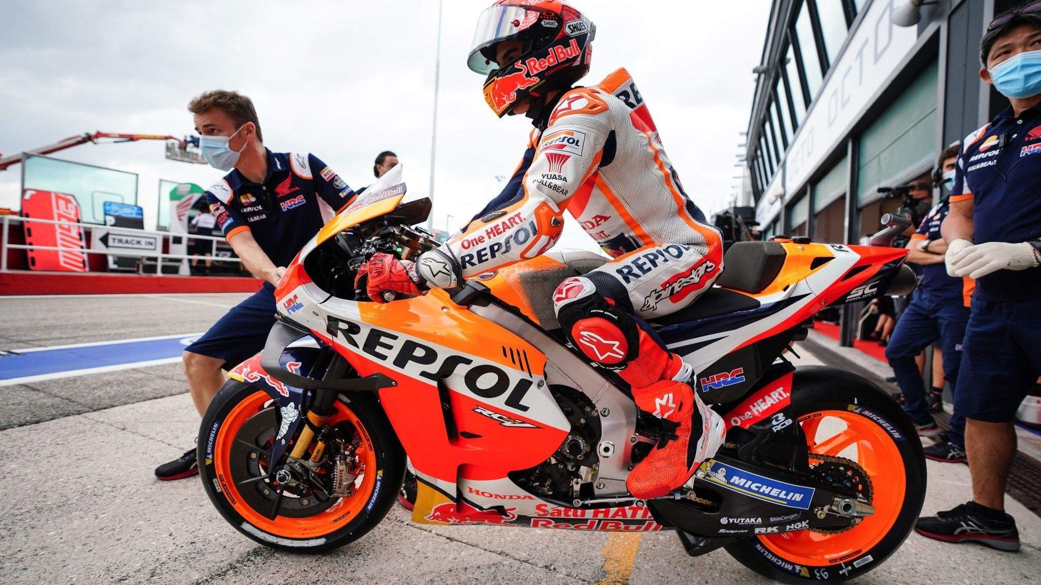Marc Márquez volverá a subirse a su Honda RC213V en los test de pretemporada 2022 de MotoGP en Sepang