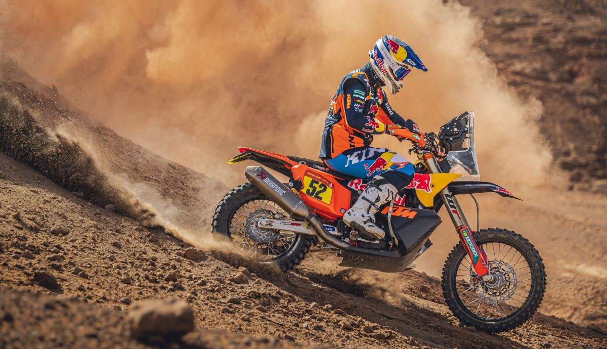Matthias Walkner con el Red Bull KTM Factory Racing al Dakar 2023