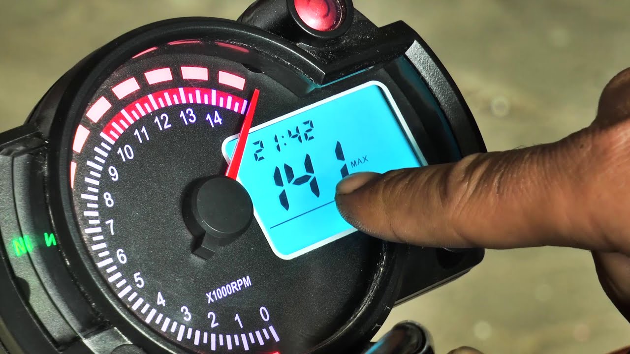 Como configurar tablero de moto universal - YouTube