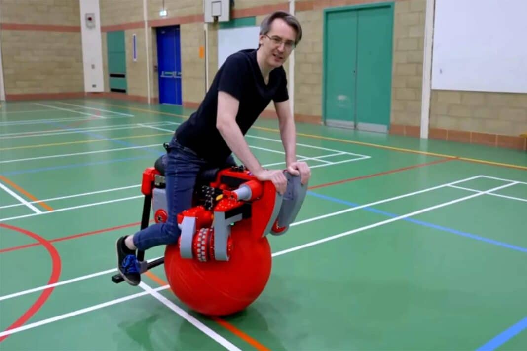Para qué dos pelotas sin con una James Bruton puede hacer una mono-moto?
