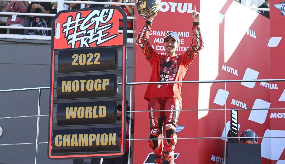 Pecco Bagnaia campeón del mundo, MotoGP Valencia 2022