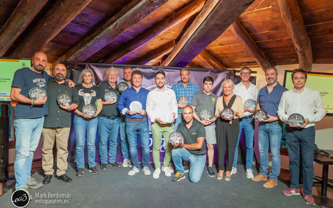 Ganadores de lo premios Moto Turismo 2023./ Mark Berdomás.