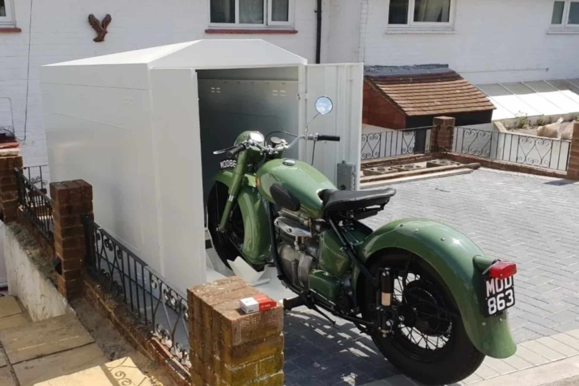 Refugio antirrobo SAB Motorcycle Storage Ltd
