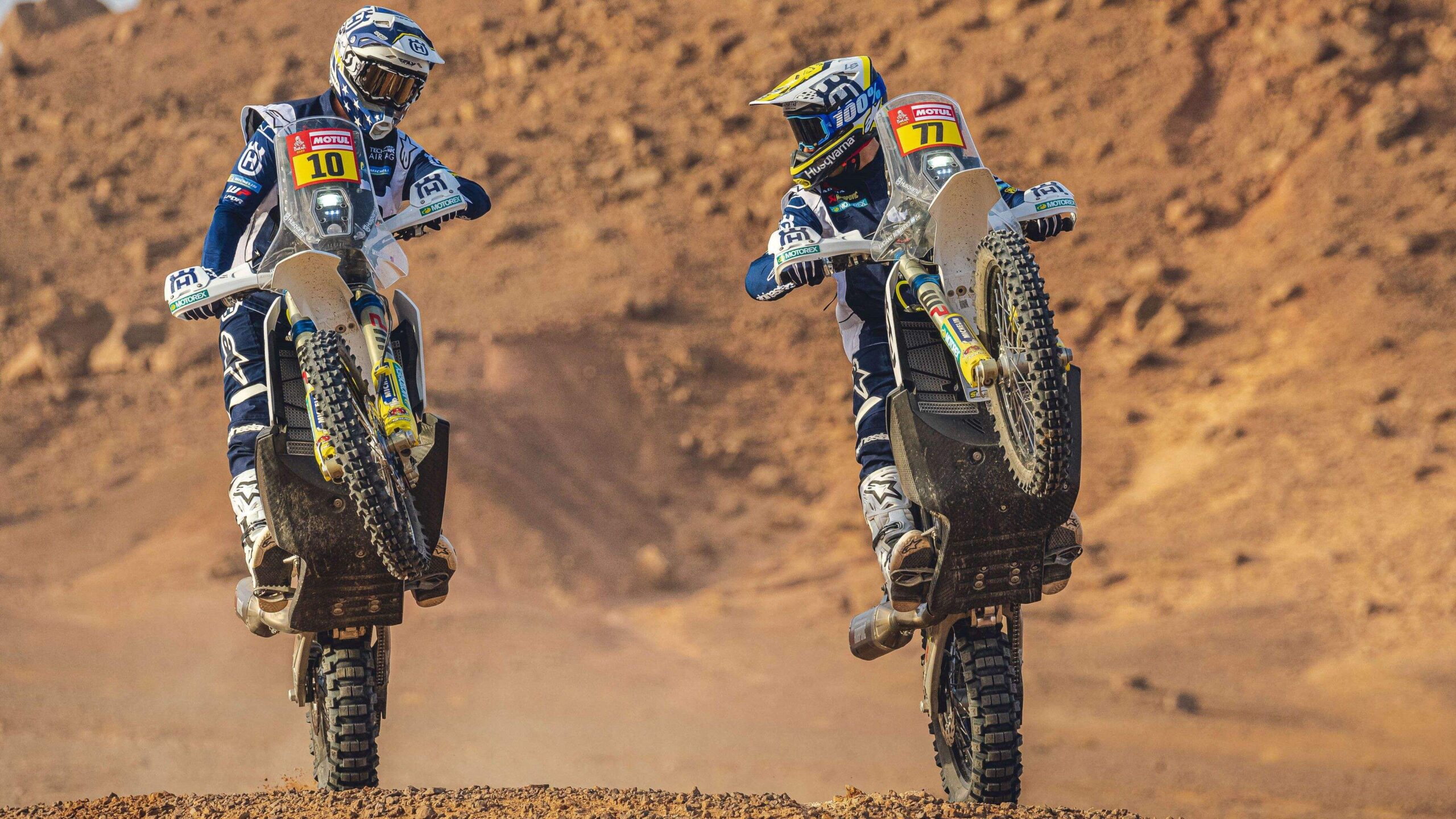 Skyler Howes y Luciano Benavides, la pareja de Husqvarna para el Dakar 2023