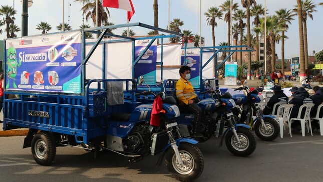 Minam entrega vehículos para fortalecer actividades de reciclaje en Chincha  - Noticias - Ministerio del Ambiente - Gobierno del Perú