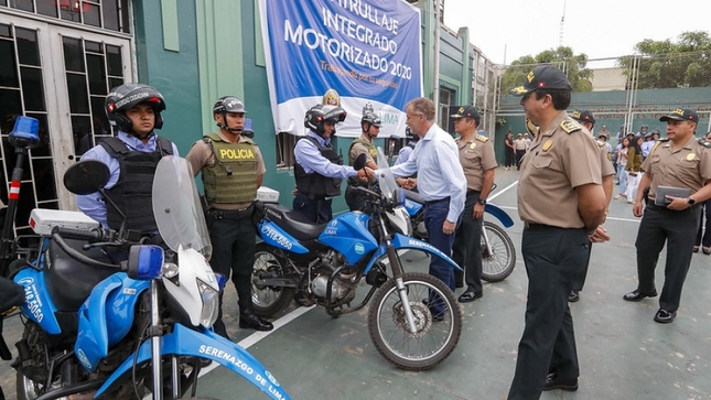 Municipalidad de Lima y Policía Nacional presentan Plan de Patrullaje Integrado en Motocicleta - Noticias - Municipalidad Metropolitana de Lima - Plataforma del Estado Peruano
