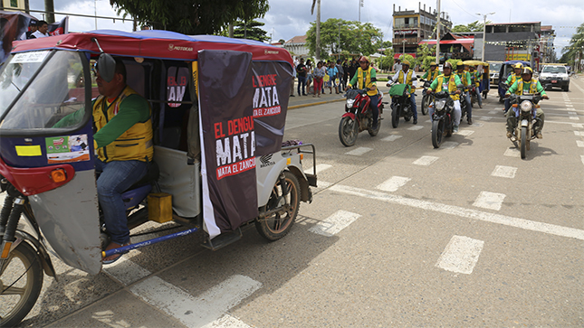 Cinco mil mototaxistas de Madre de Dios se suman a la lucha contra el dengue en la región - Gobierno del Perú