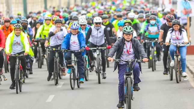 Cientos de ciclistas participaron en la 'I Bicicleteada Nacional por la  Seguridad vial' realizada en Lima y diferentes ciudades del país - Noticias  - Ministerio de Transportes y Comunicaciones - Plataforma del Estado Peruano