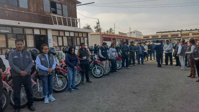 Adquieren motocicletas para reforzar la atención a ganaderos de Candarave y Tarata