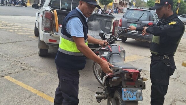 En Patrullaje Integrado recuperan motocicleta robada - Noticias - Municipalidad Provincial de Piura - Plataforma del Estado Peruano