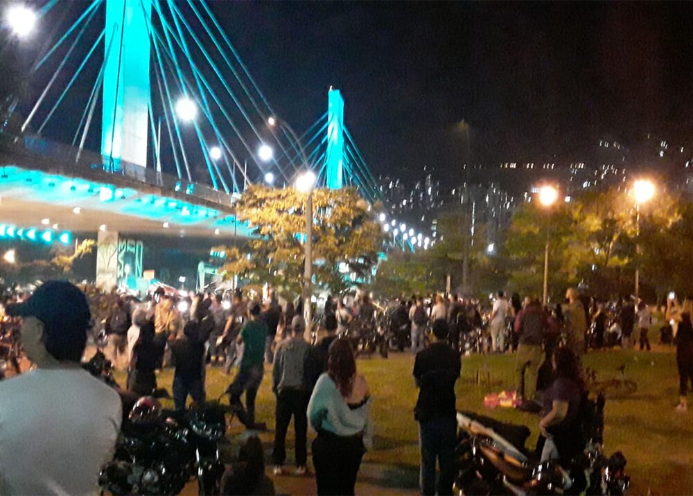 En Medellín y el sur inmovilizaron 213 motos en “rodada de Halloween” - BluRadio